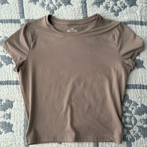 Hollister Women's Tan Crop Top
